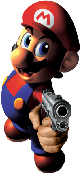 Mario With a Gun